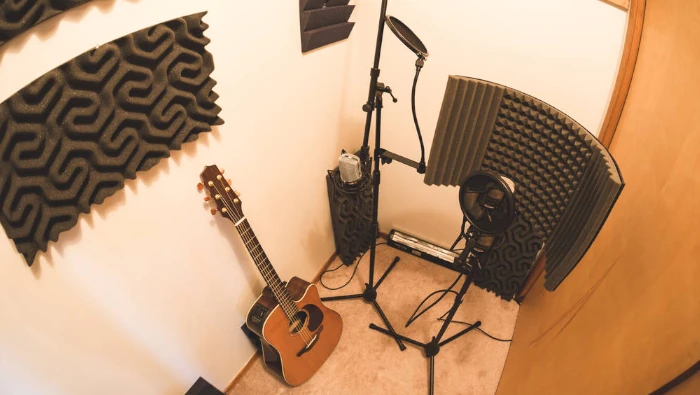 Parallel Walls Recording Room