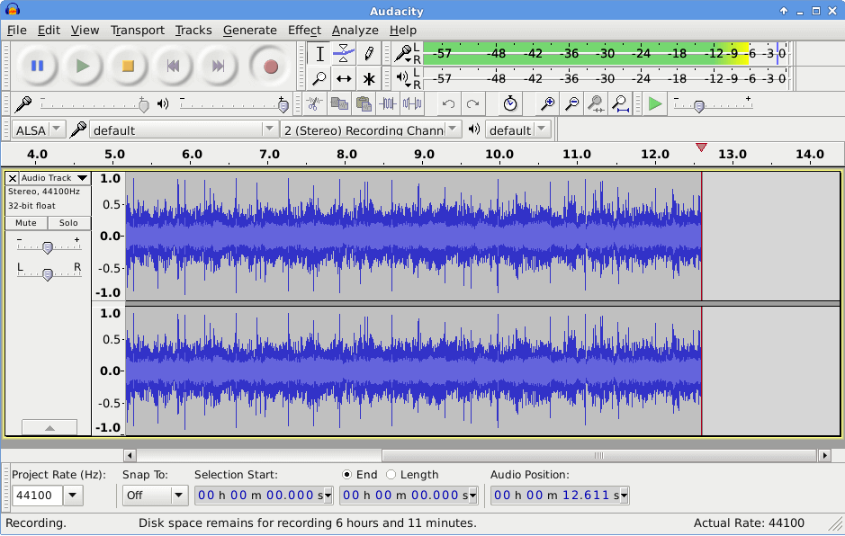 Audacity Linux